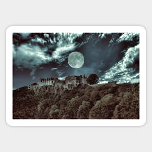 Stirling Castle(Scotland) Moonlight Sticker